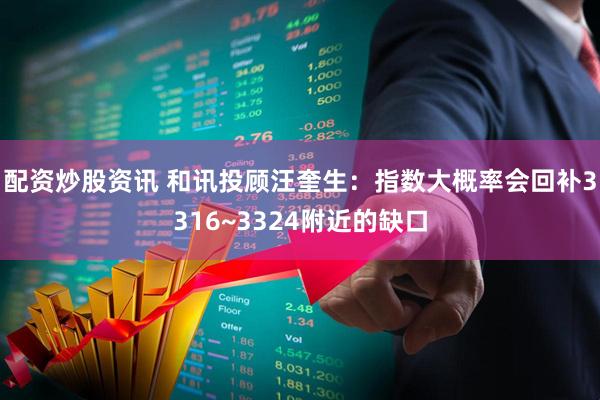 配资炒股资讯 和讯投顾汪奎生：指数大概率会回补3316~3324附近的缺口