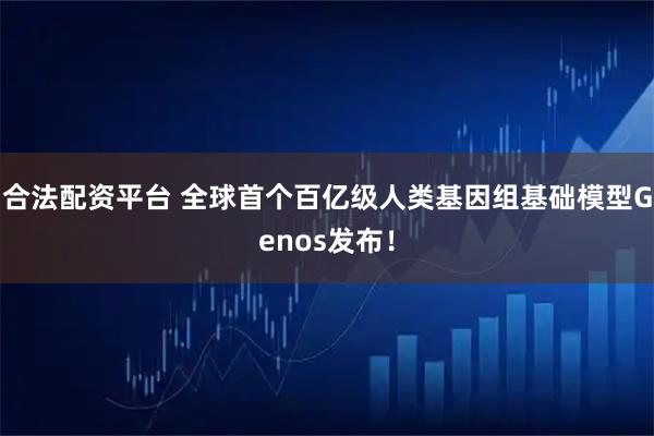 合法配资平台 全球首个百亿级人类基因组基础模型Genos发布！